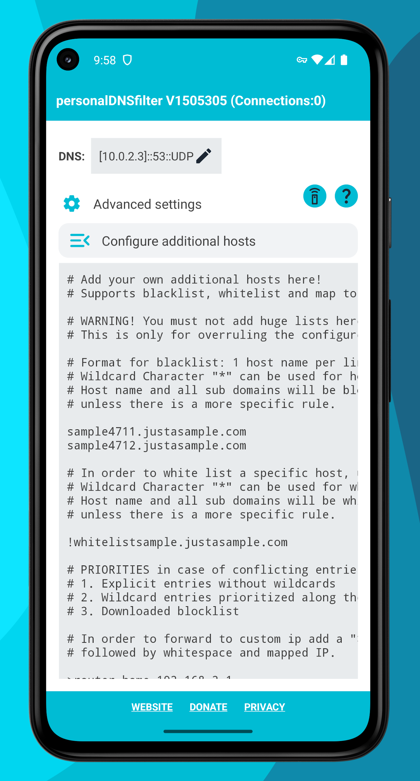 personalDNSfilter Screenshot5