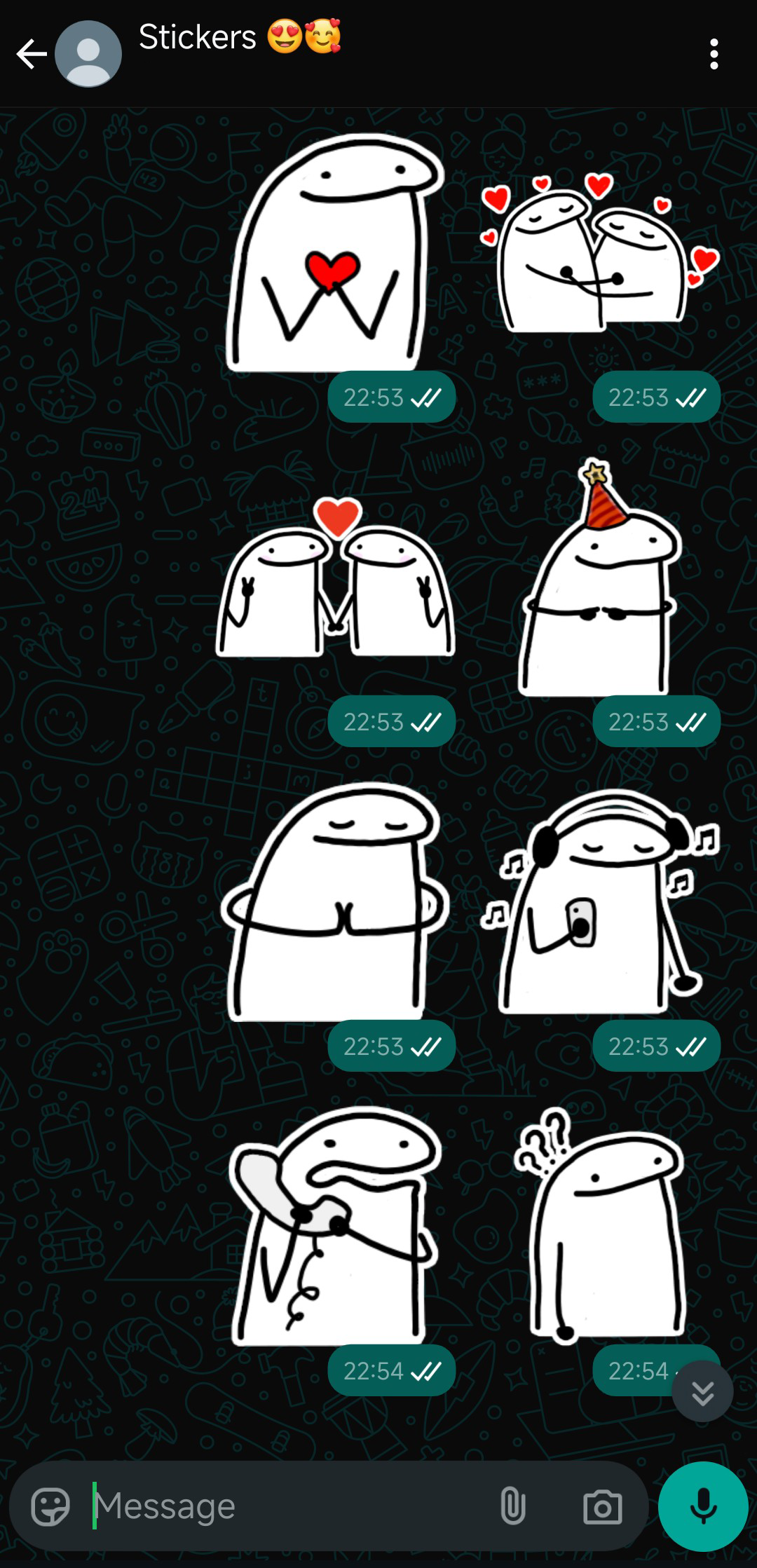 Cute Mochi Sticker Screenshot5
