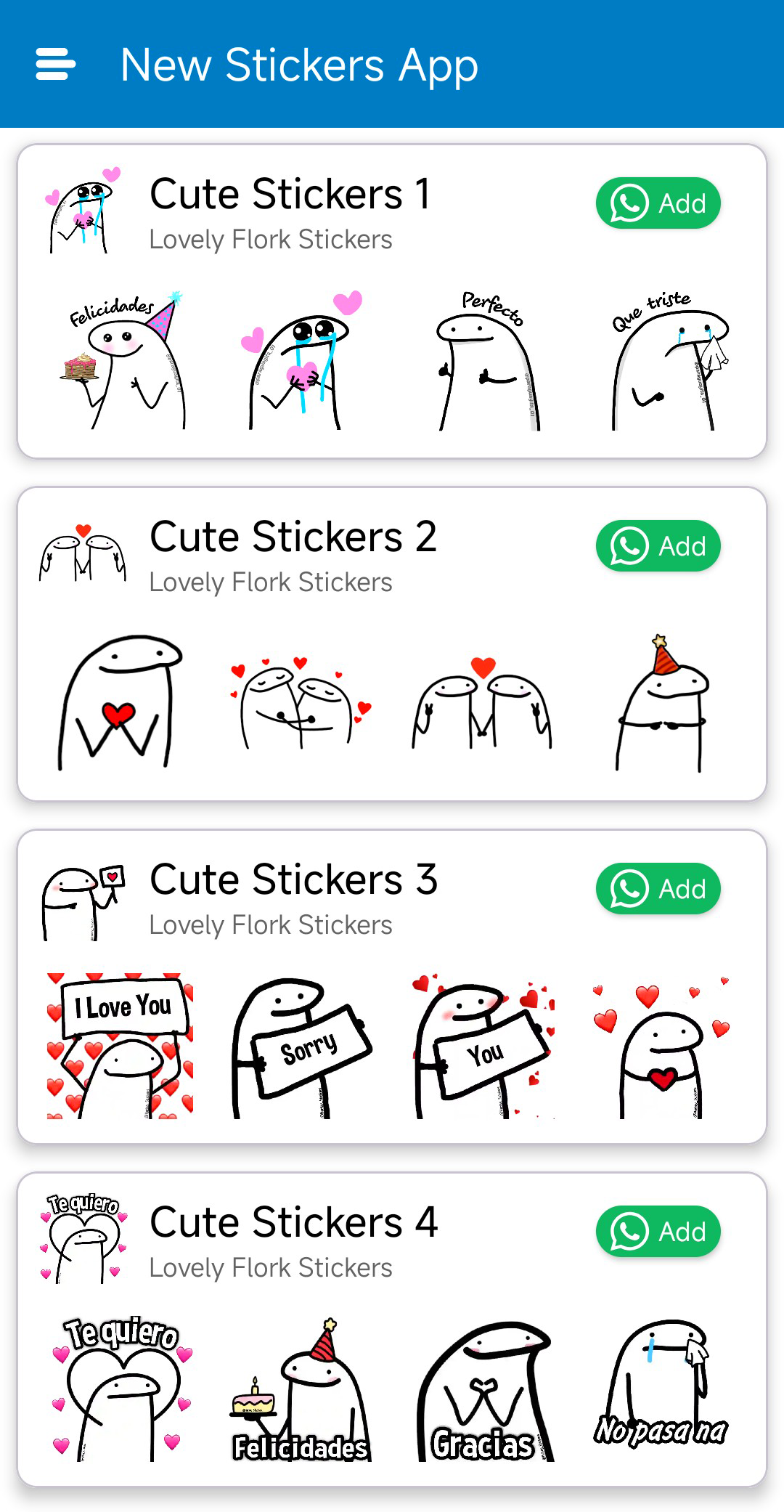 Cute Mochi Sticker Screenshot1