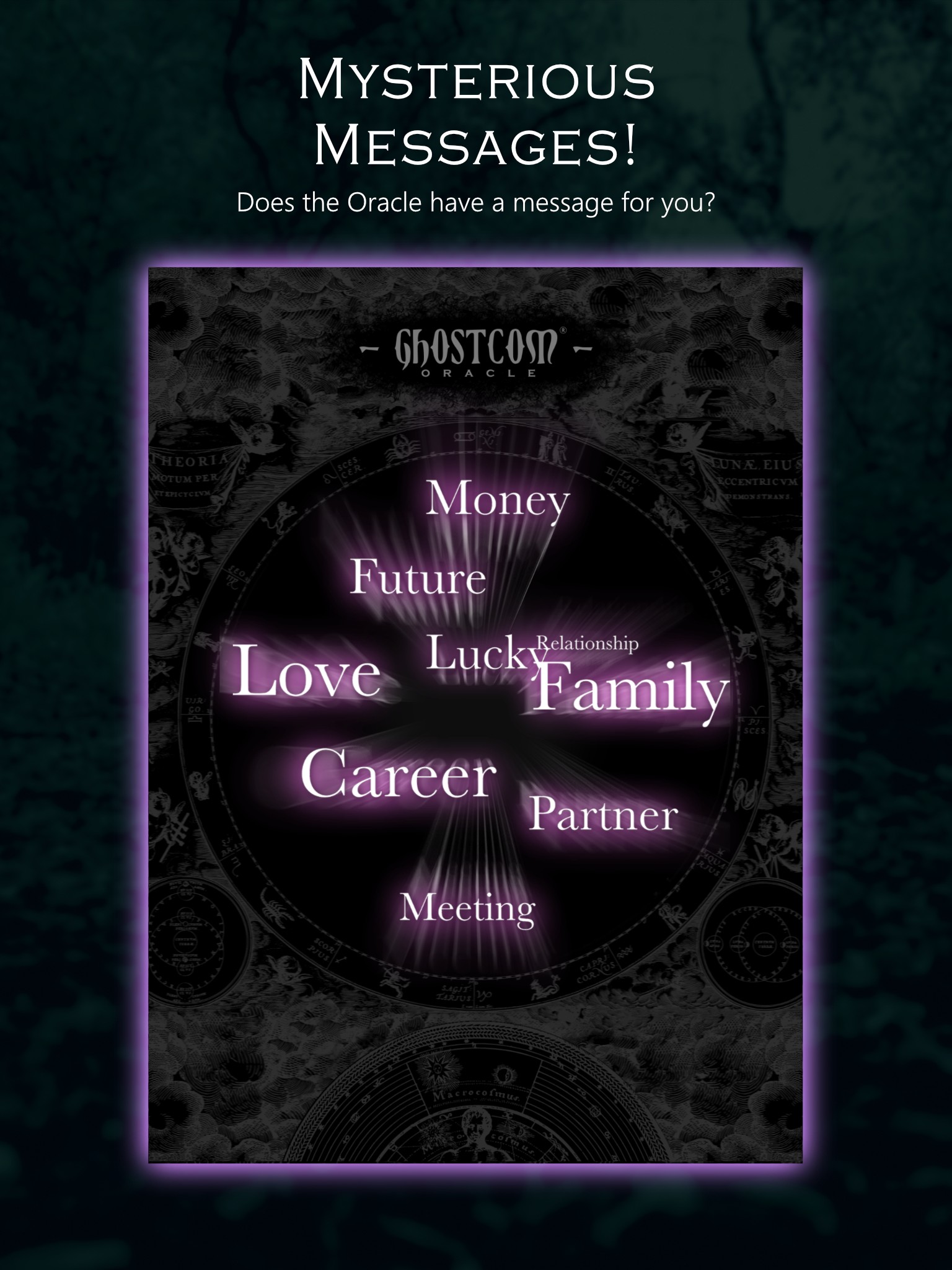 Ghostcom™ Oracle Messages Screenshot8