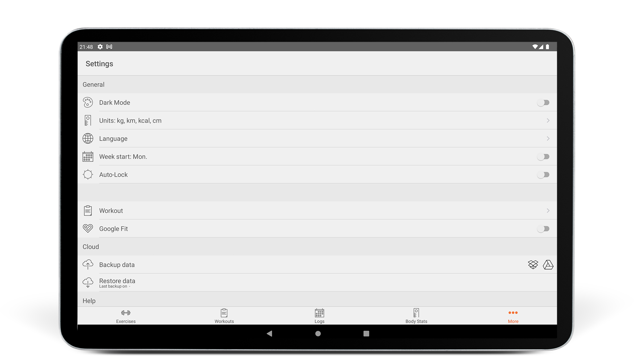 Fitness Point Screenshot14