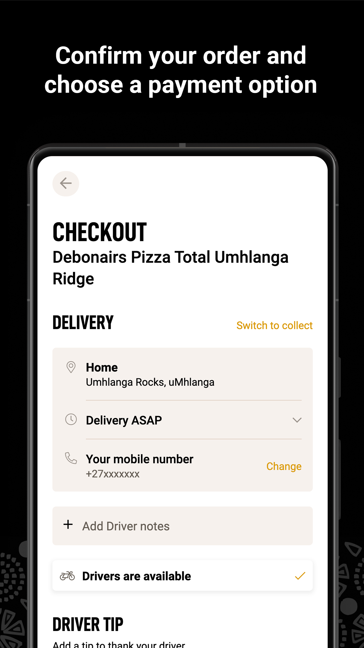 Debonairs Pizza Screenshot4