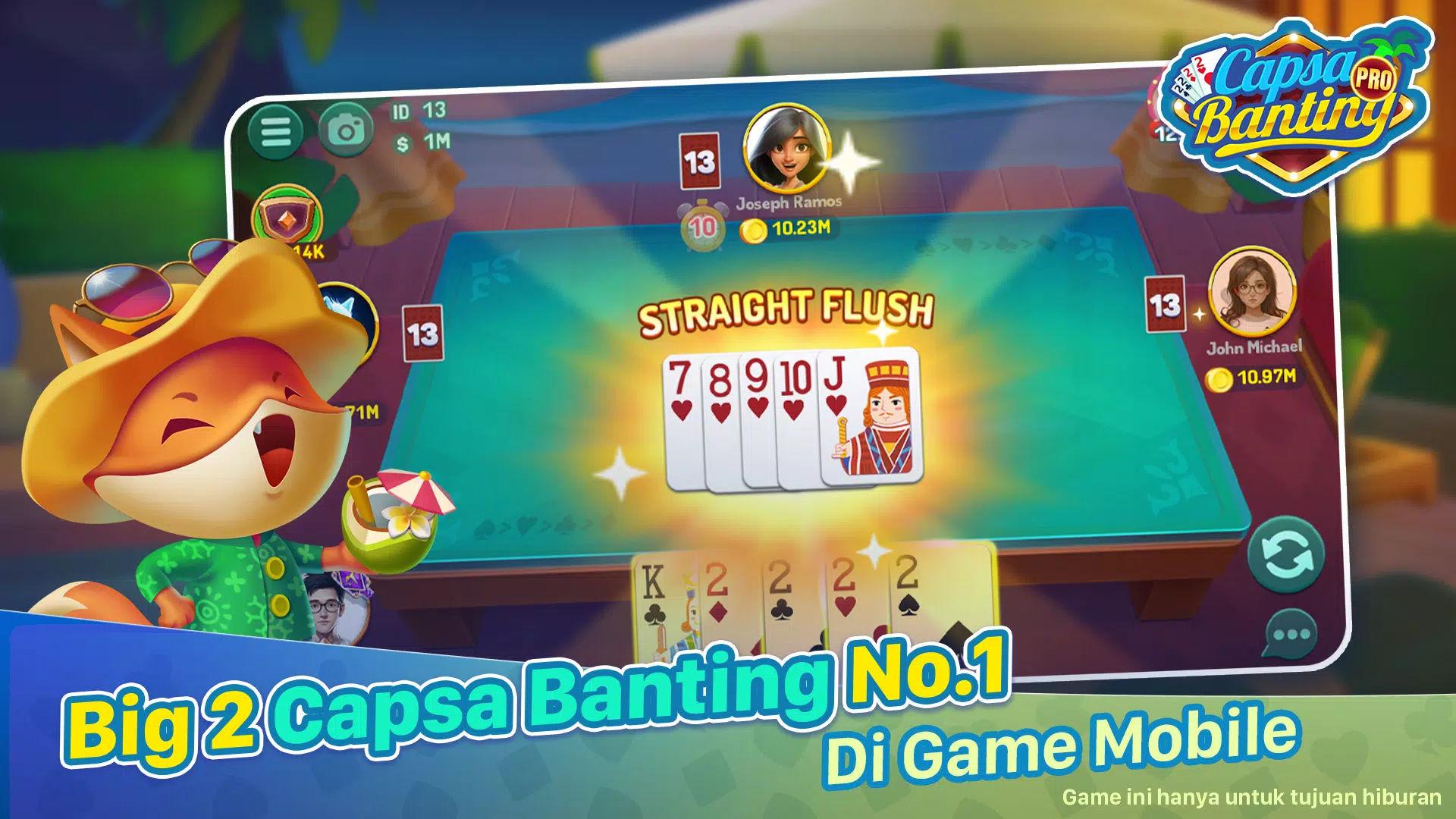 Big 2 Capsa Banting ZingPlay Screenshot7