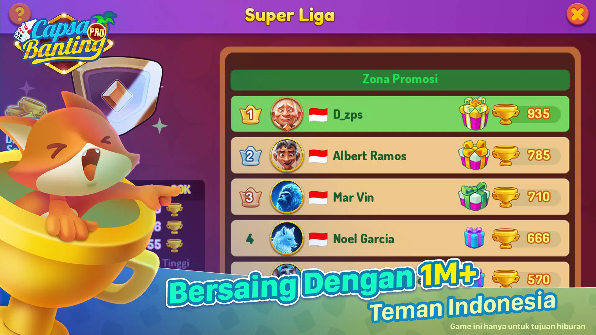 Big 2 Capsa Banting ZingPlay Screenshot1