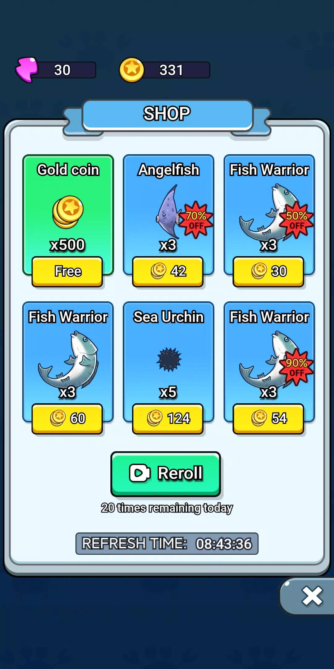 Defend Ocean Backpack Battle Screenshot8