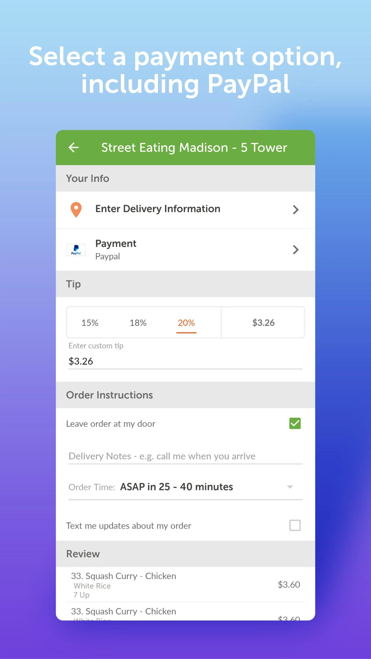 EatStreet Screenshot4