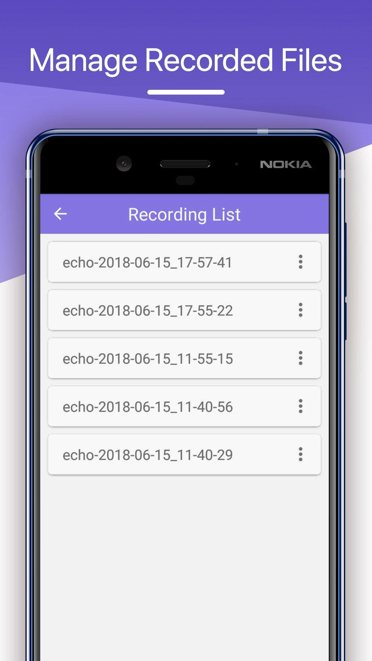 Echo Voice Recorder Screenshot3