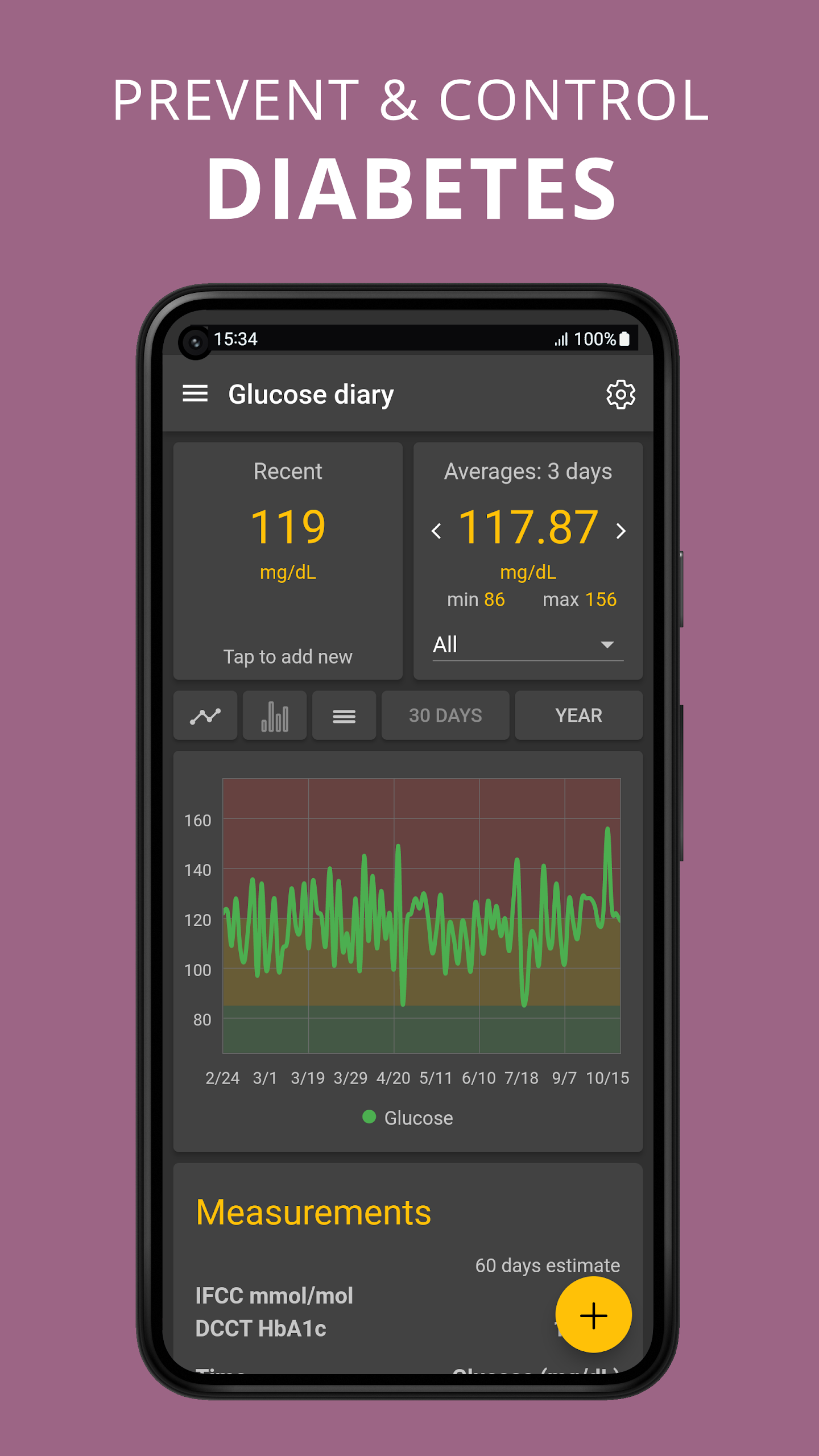 Glycemic Index. Diabetes diary Screenshot6