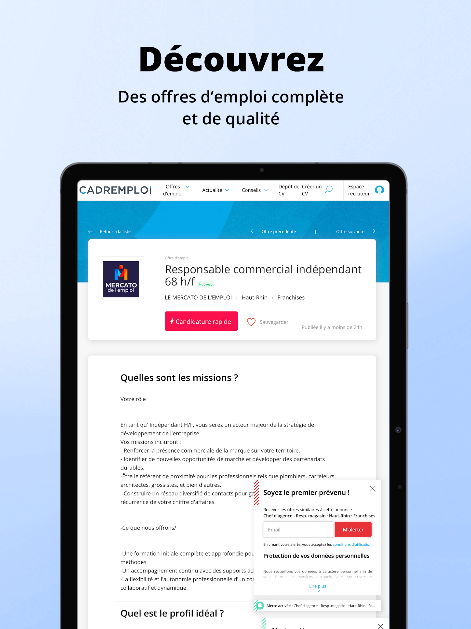 Cadremploi Screenshot7