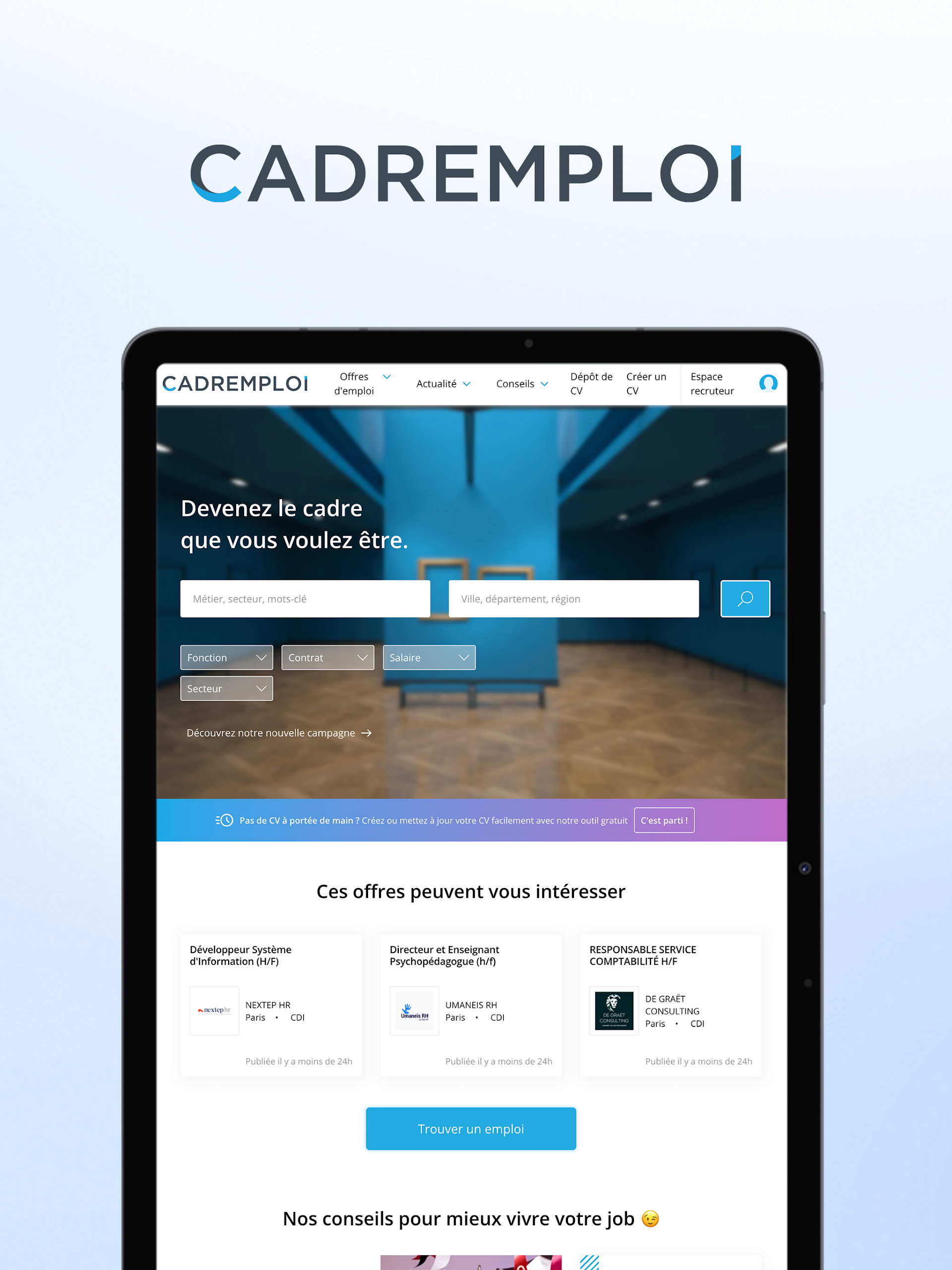 Cadremploi Screenshot5