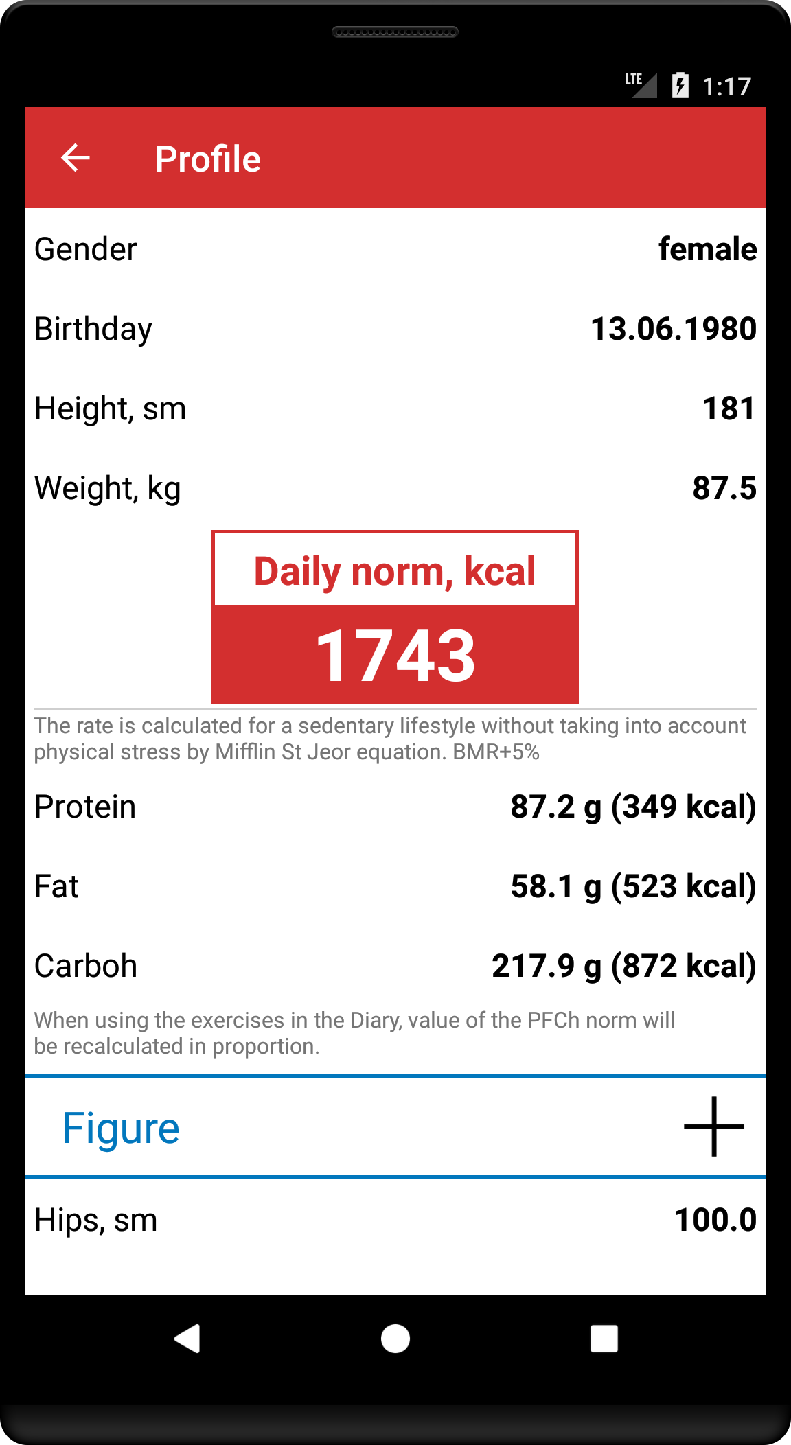 Calorie Count Screenshot3