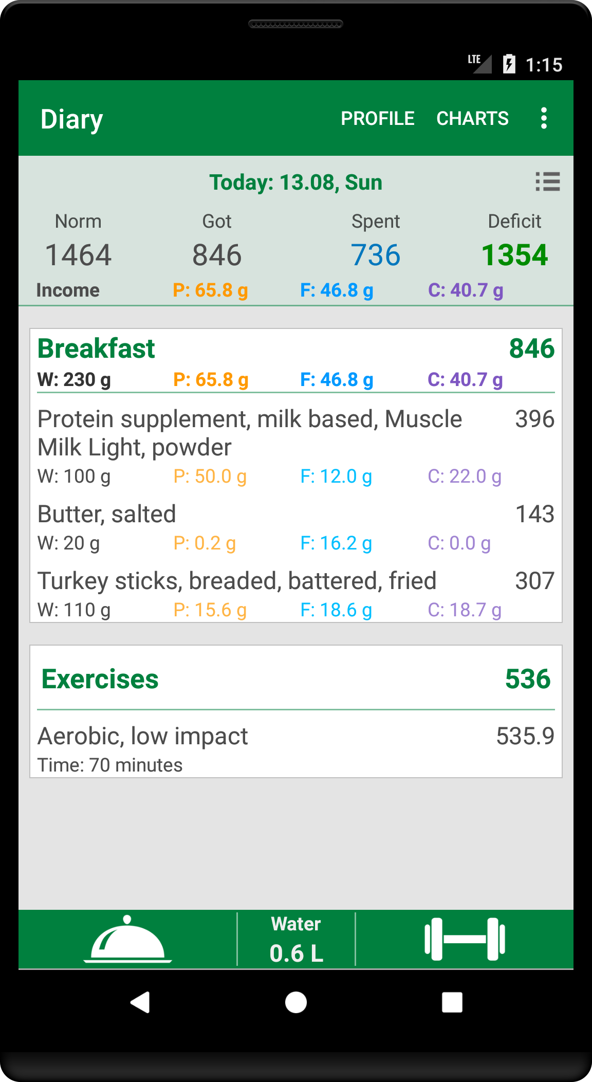 Calorie Count Screenshot1
