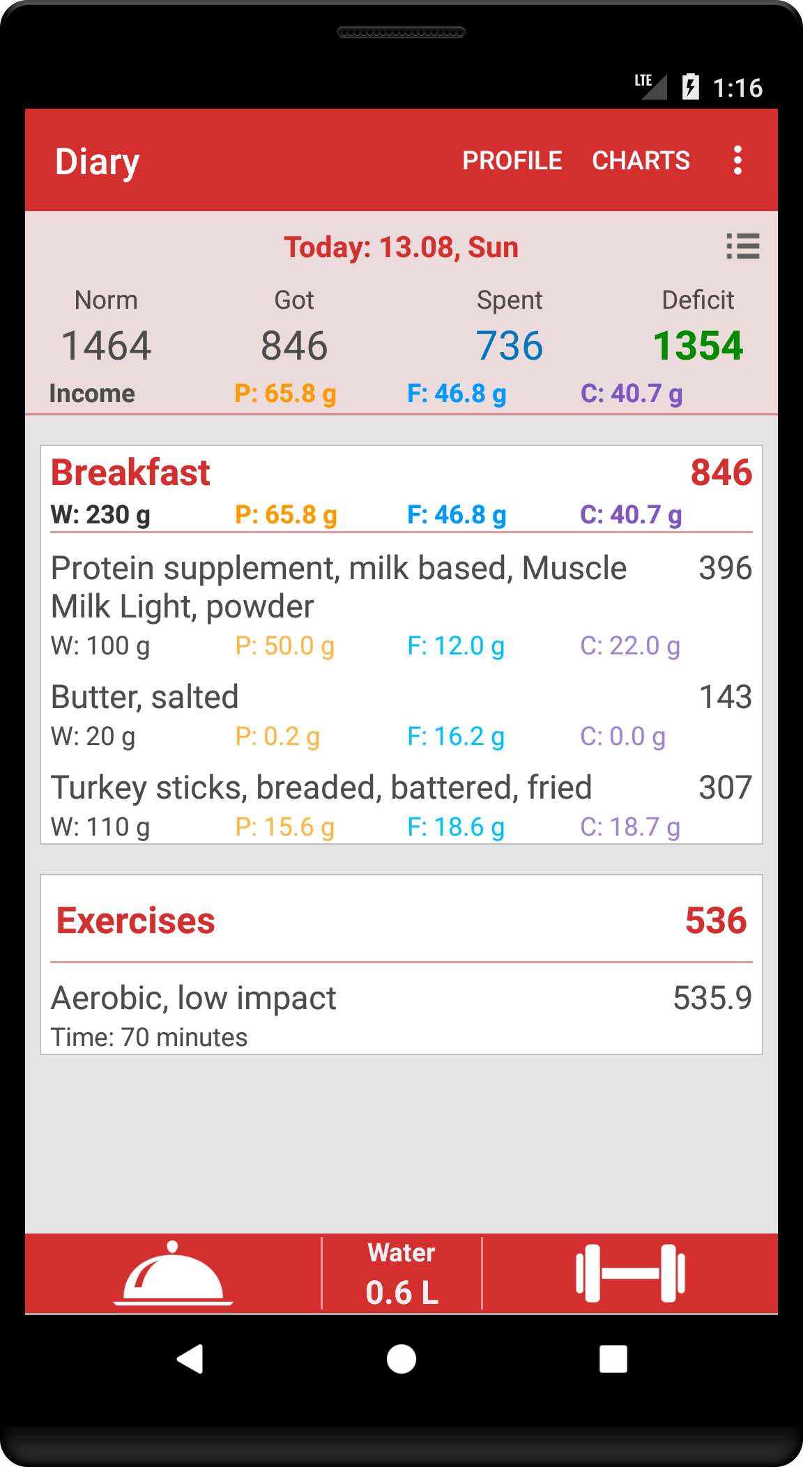 Calorie Count Screenshot2