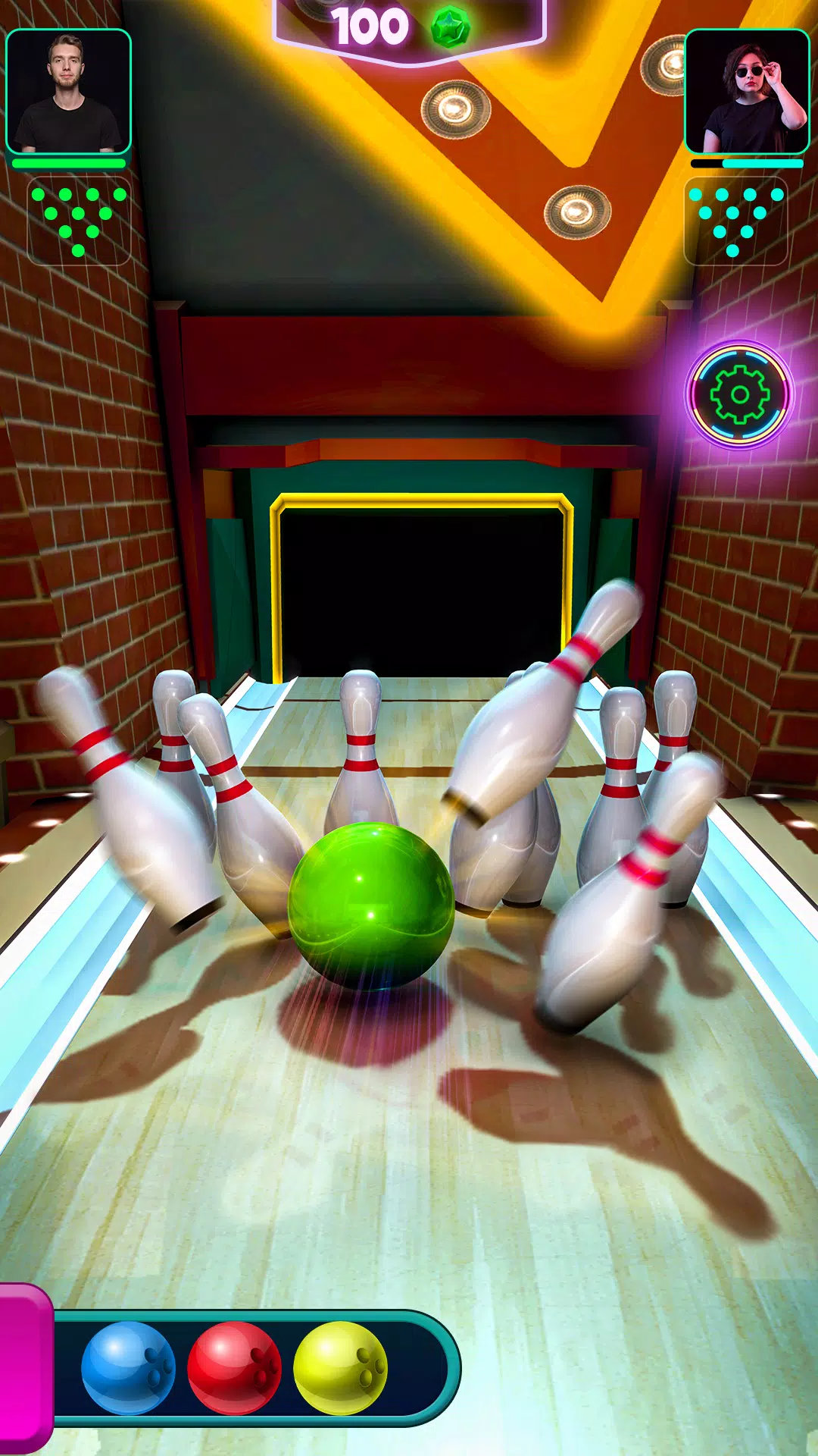 3D Pro Bowling Games Offline Screenshot1