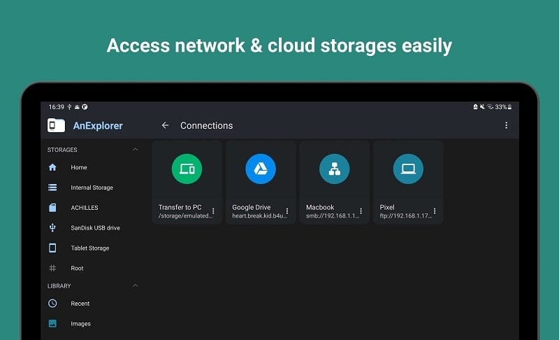 AnExplorer Share File Transfer Screenshot1