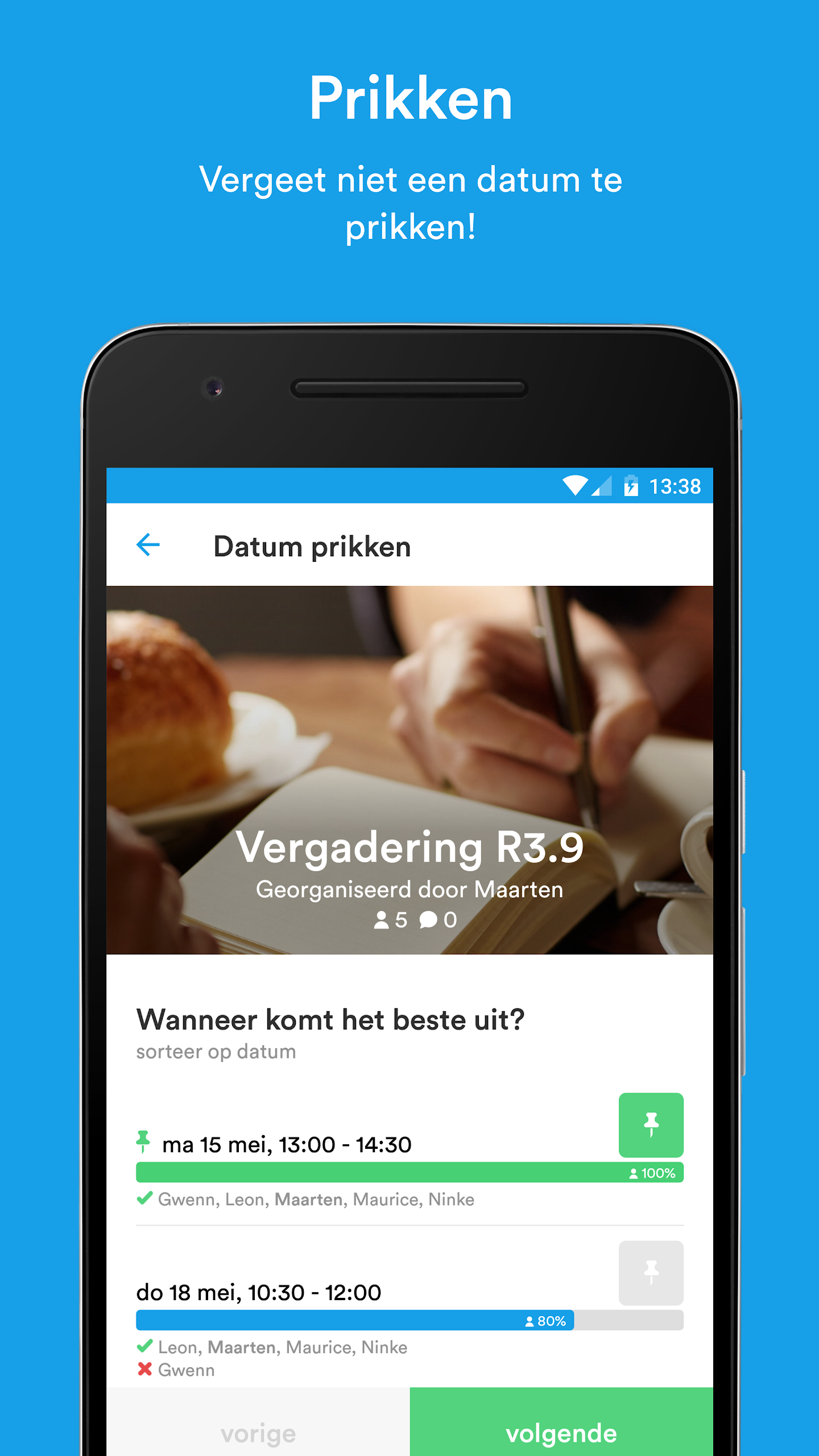 Datumprikker Screenshot7