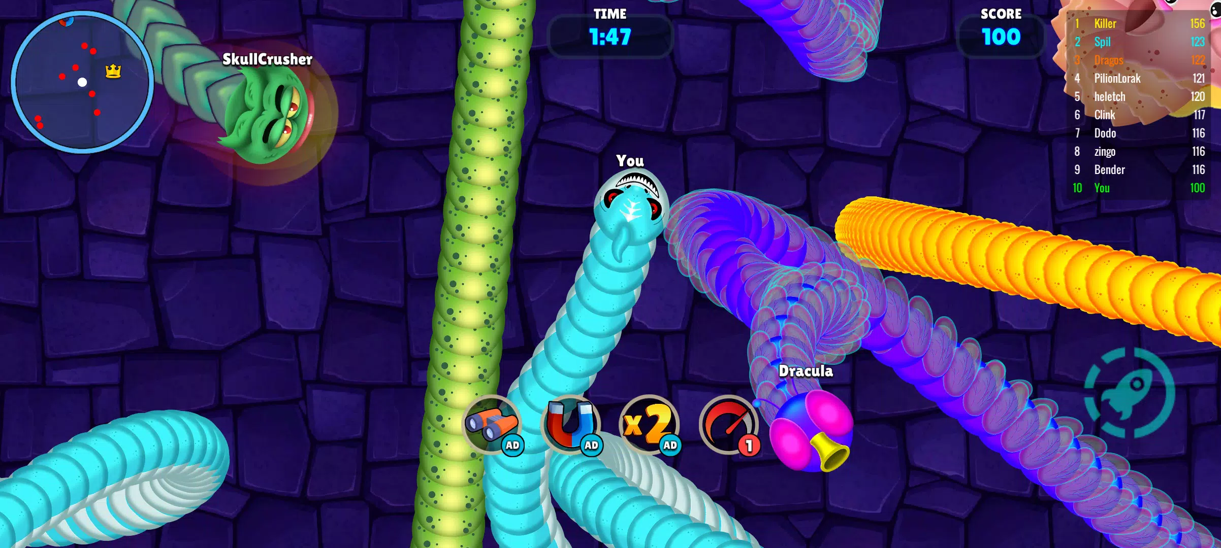 Snake Game - Hungary Worms .io Screenshot3