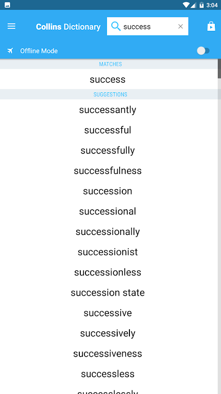 Collins English Dictionary Pro Screenshot2
