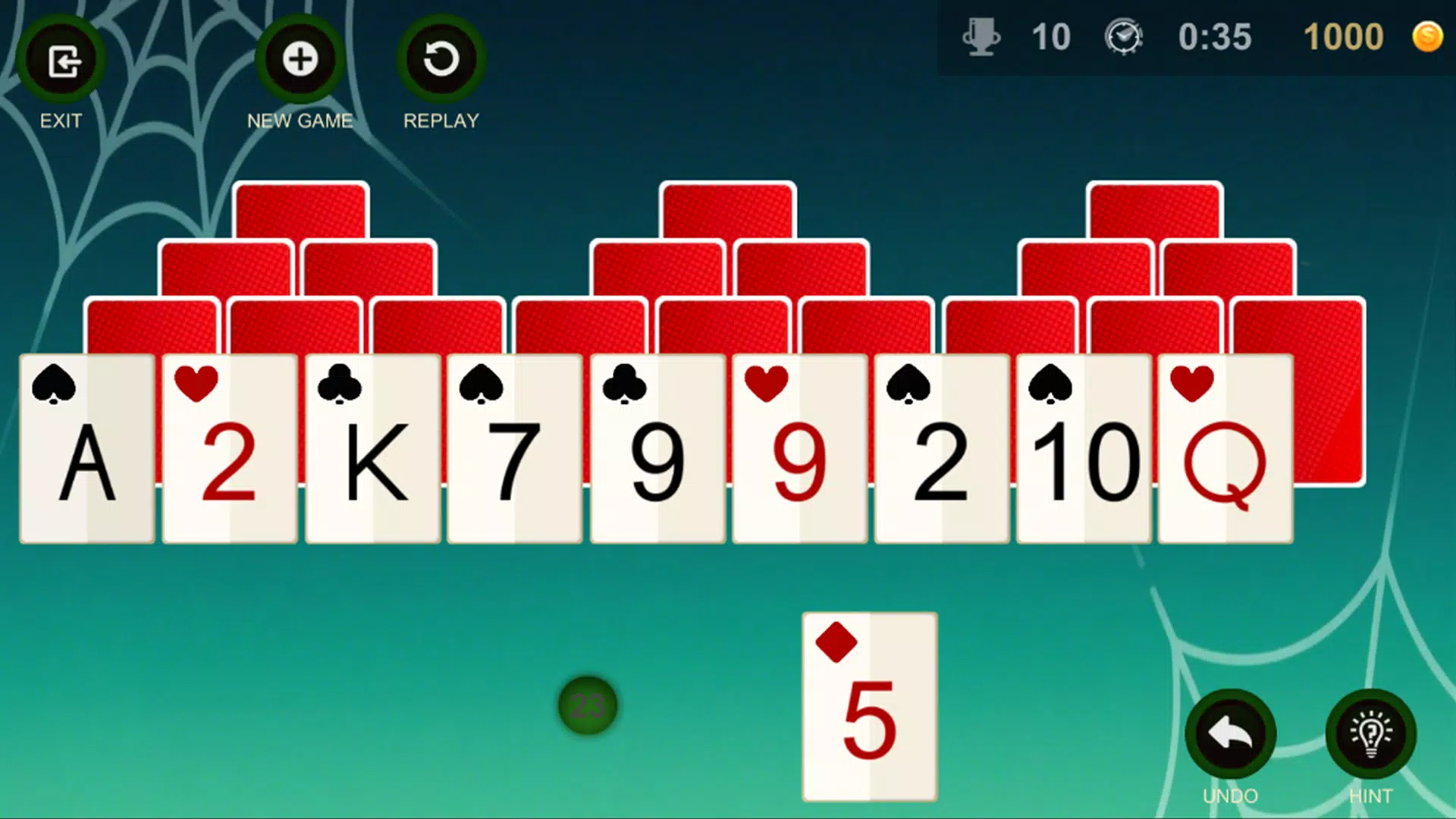Spider Solitaire - Card Master Screenshot2