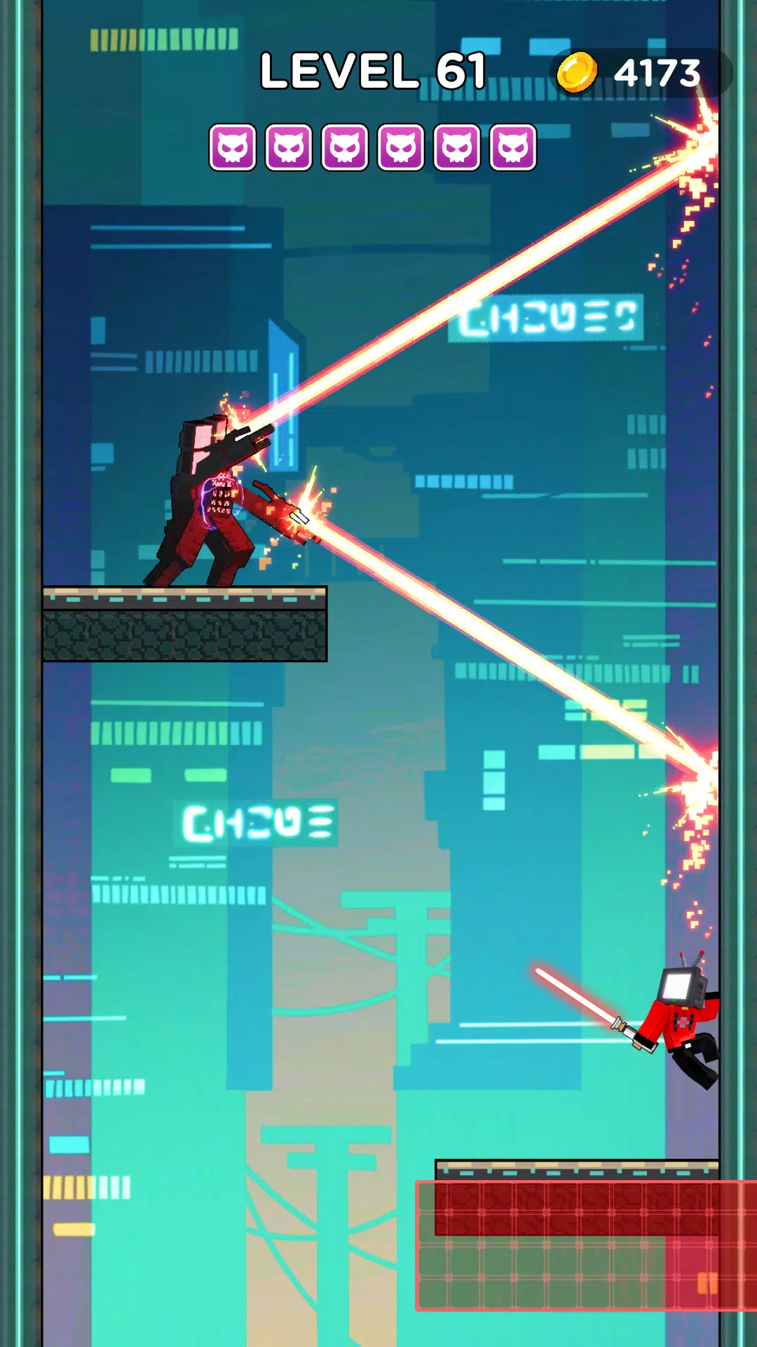 Mr Blade Hero: Teleport Master Screenshot1
