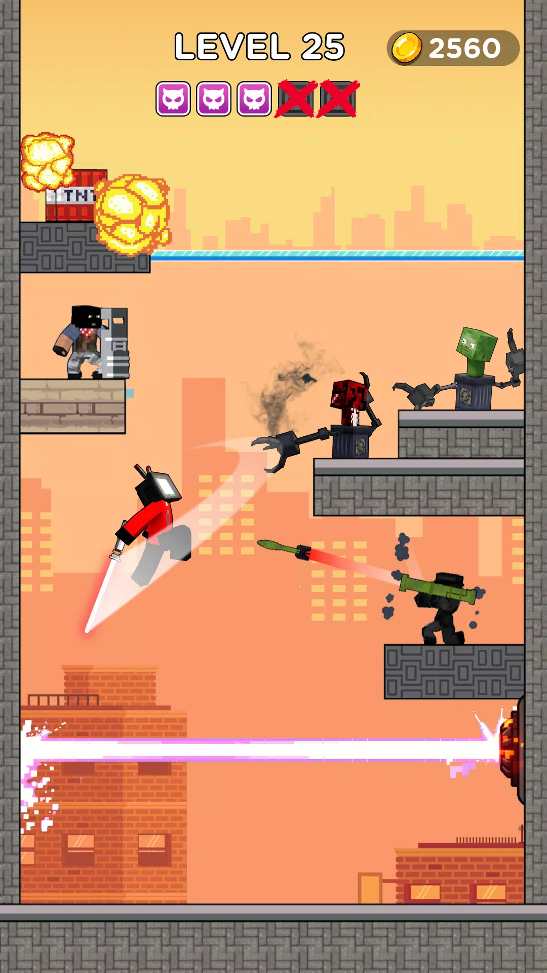 Mr Blade Hero: Teleport Master Screenshot3