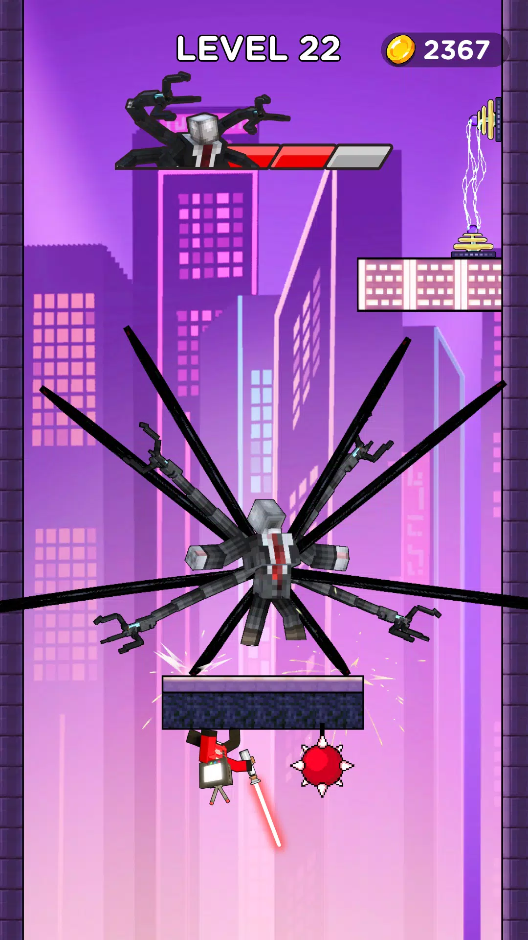 Mr Blade Hero: Teleport Master Screenshot2