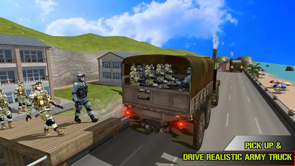 US Army Transporter Truck Game Screenshot1