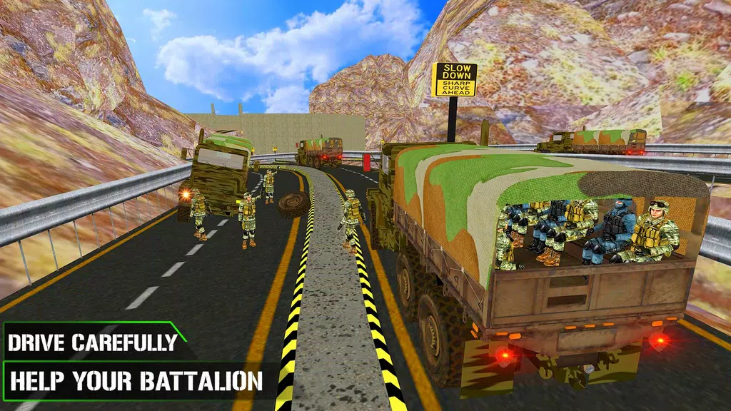 US Army Transporter Truck Game Screenshot2