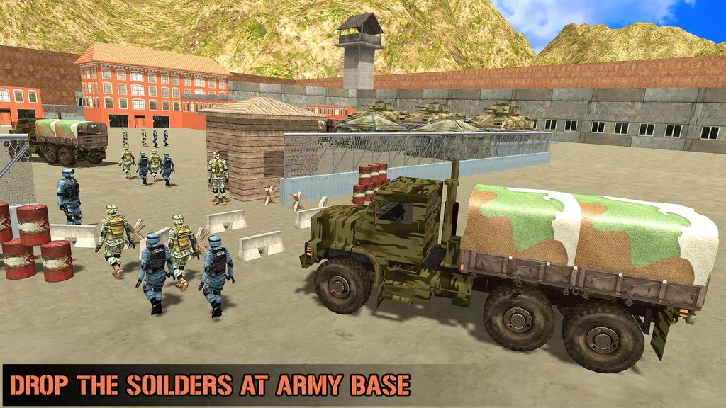 US Army Transporter Truck Game Screenshot3