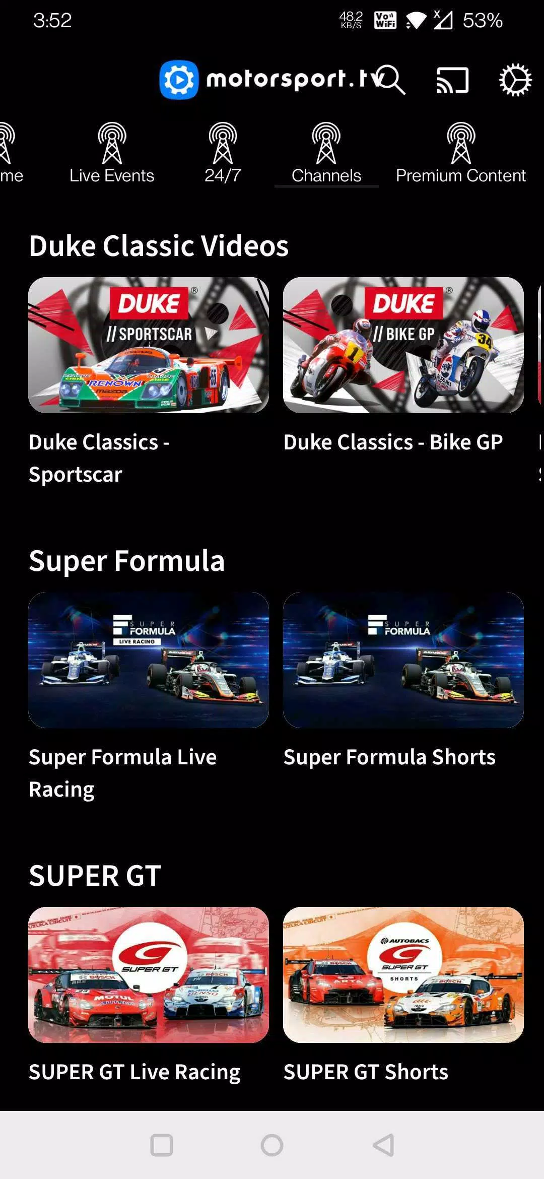 Motorsport.tv Screenshot4