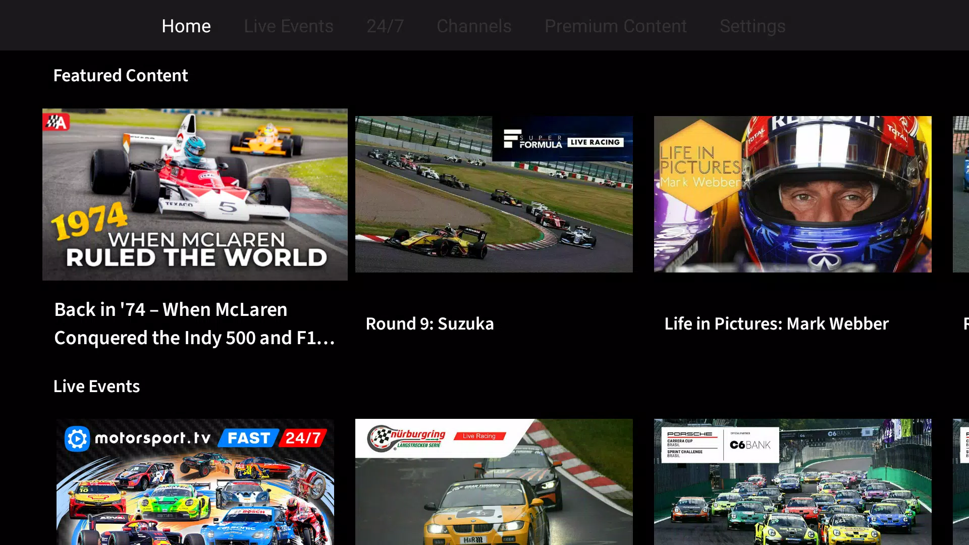 Motorsport.tv Screenshot5