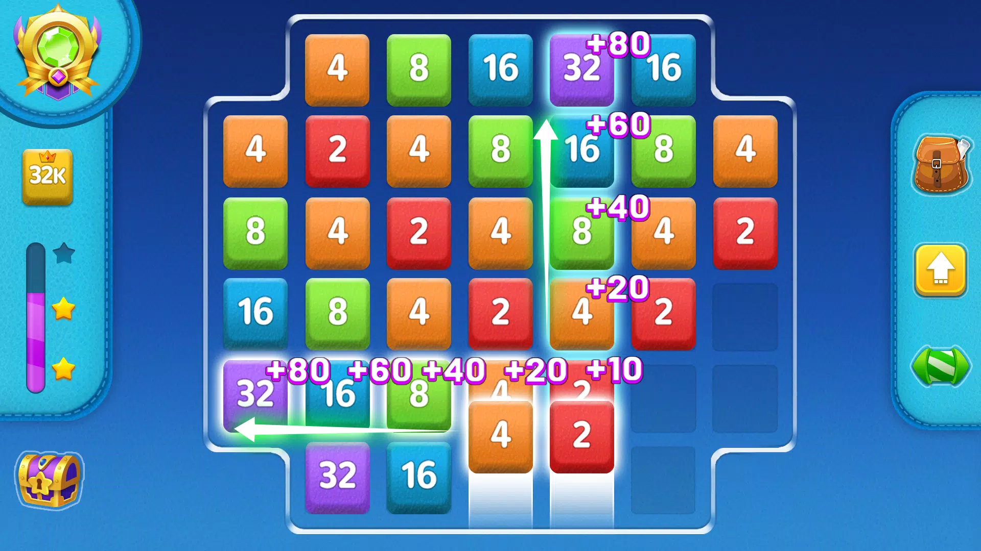 Merge Blocks: 2048 Game Screenshot6