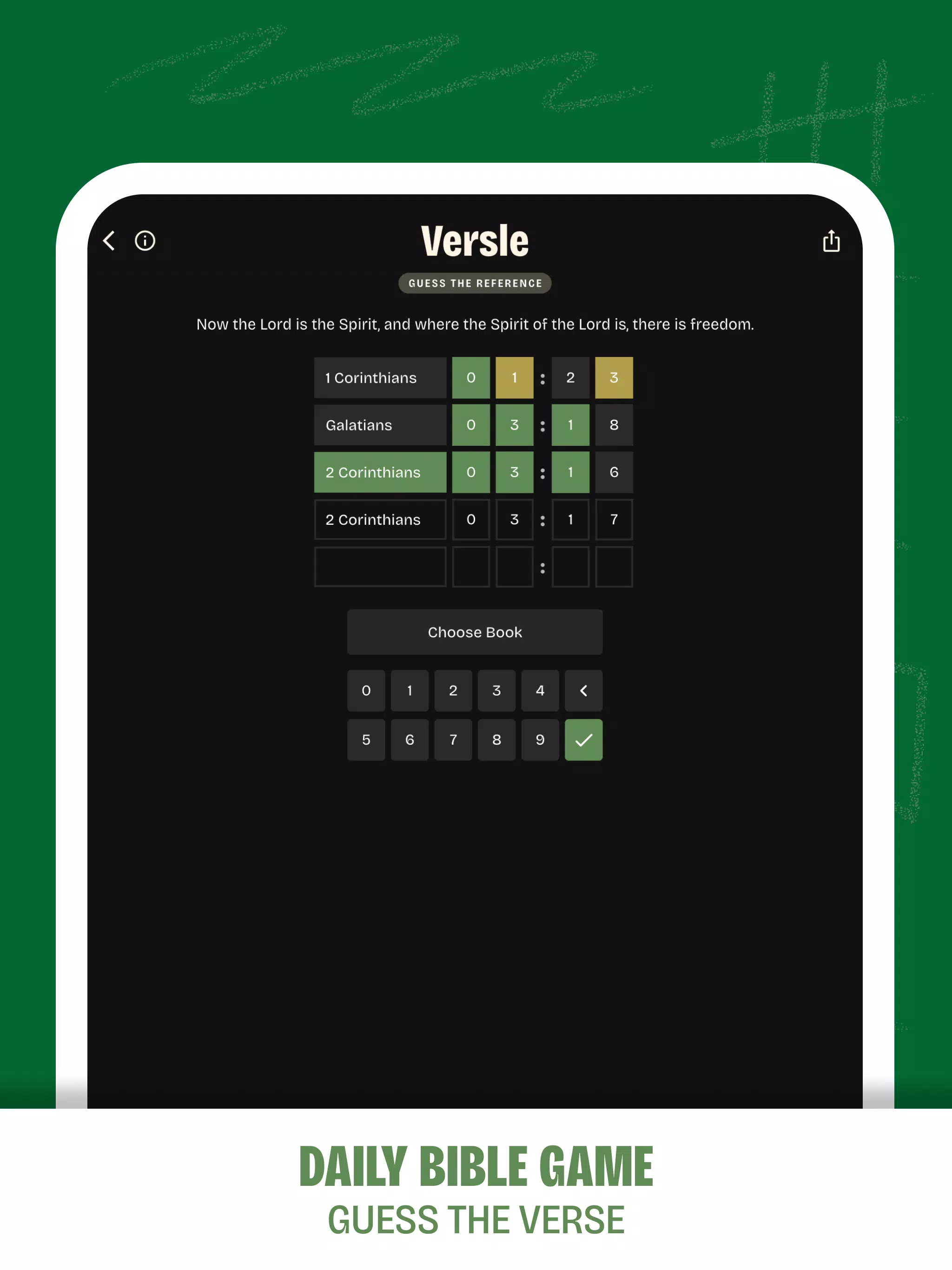 Versle | Daily Bible Game Screenshot7