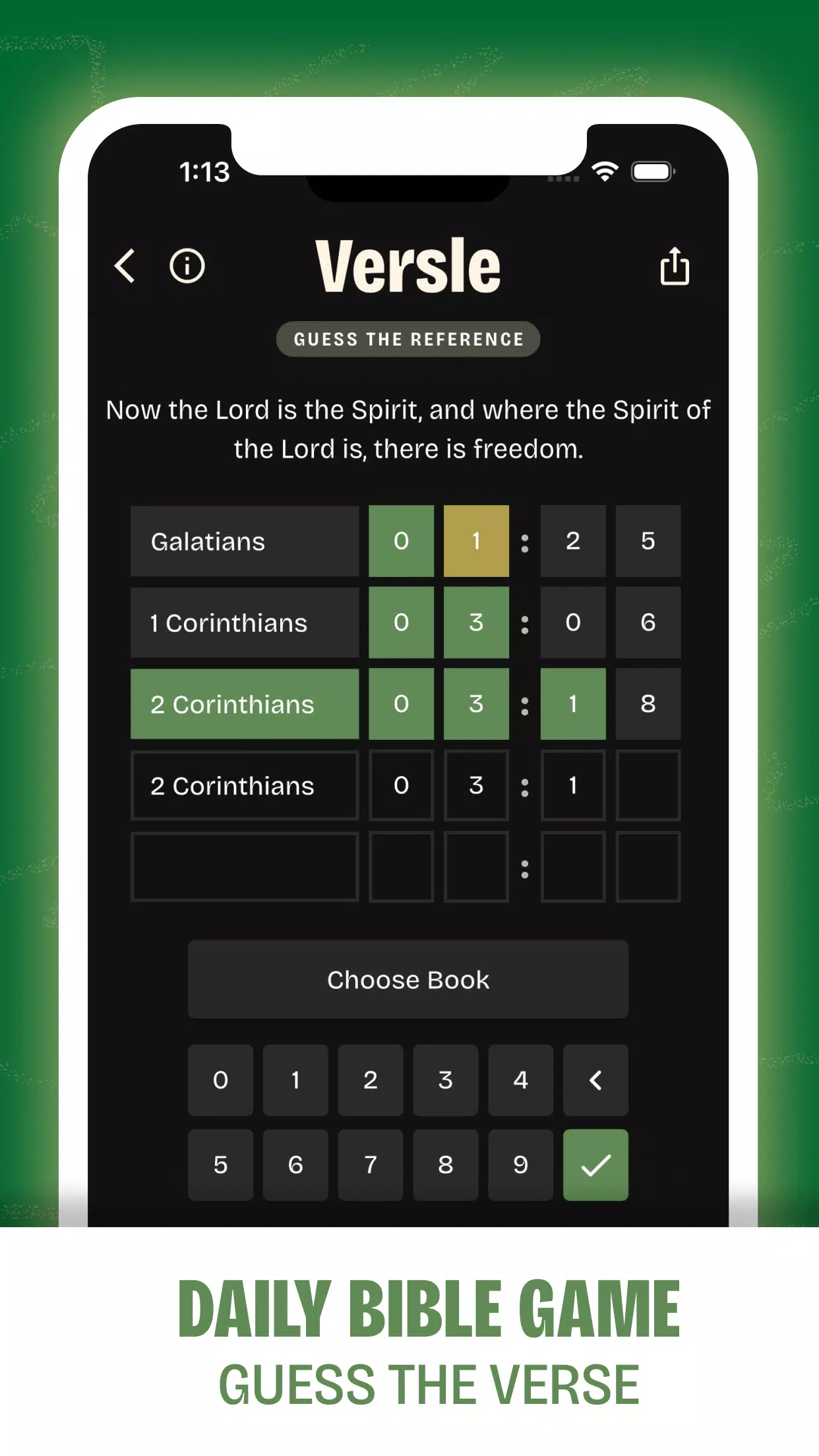 Versle | Daily Bible Game Screenshot1