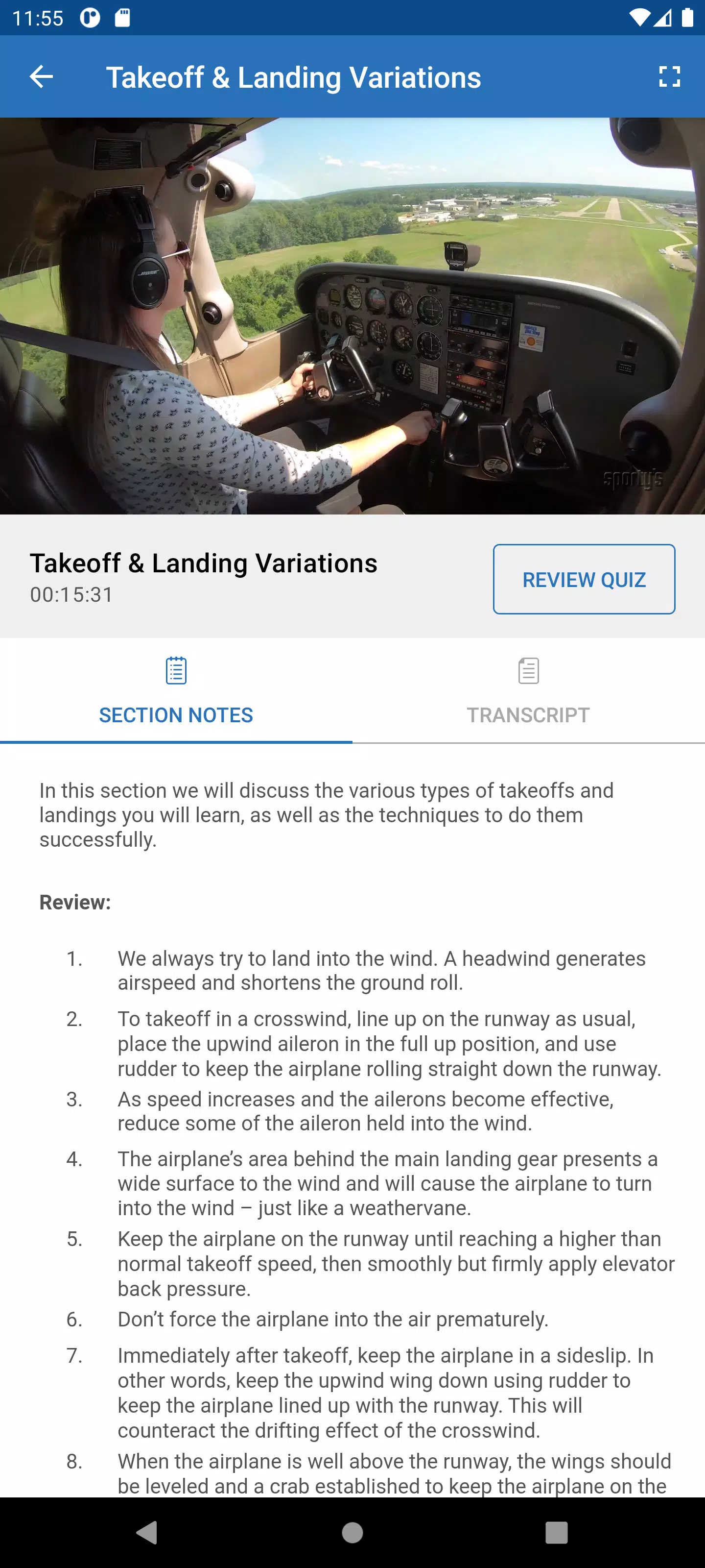 Sporty's Pilot Training Screenshot3