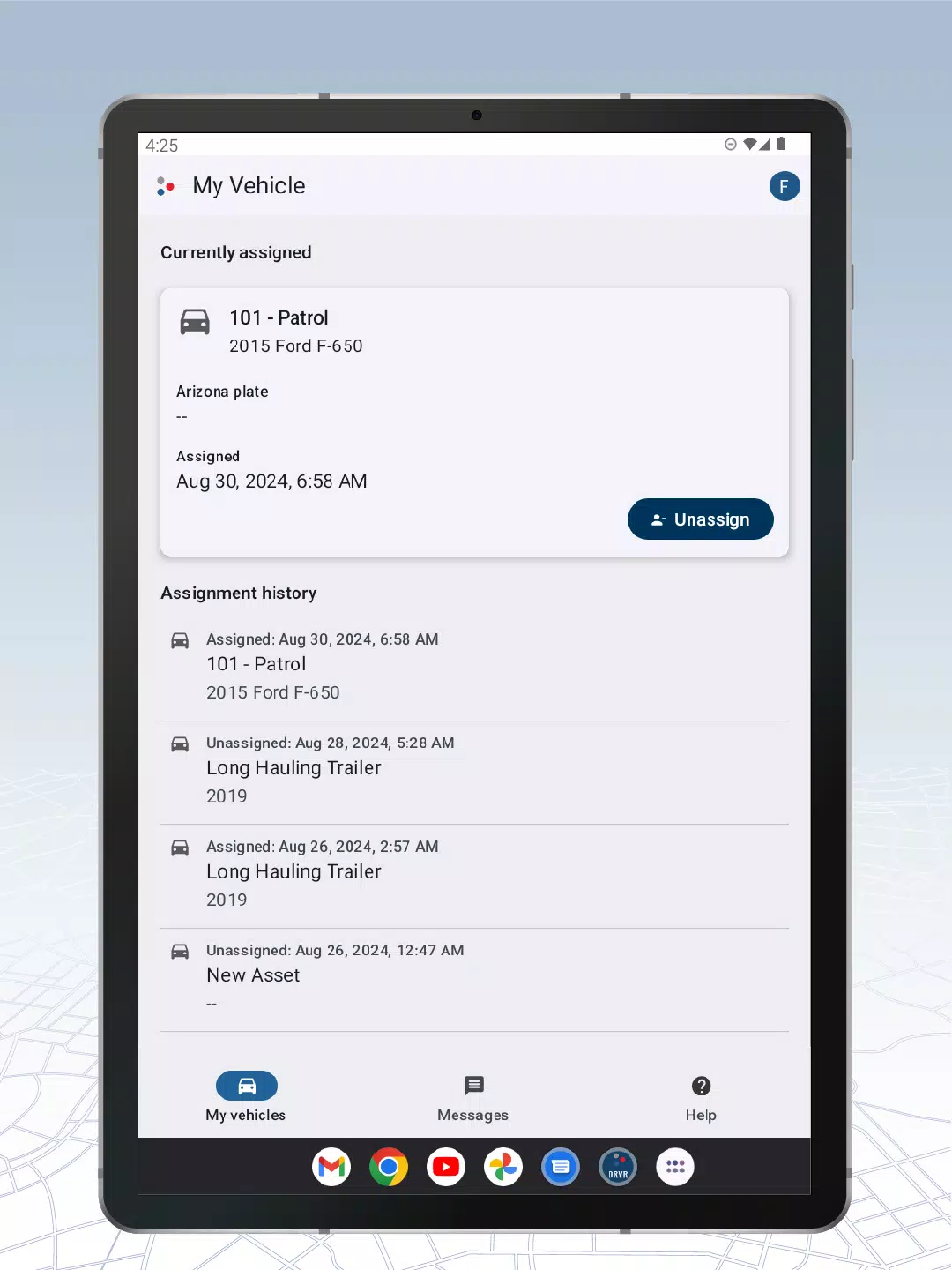 GPS Insight Driver Screenshot5