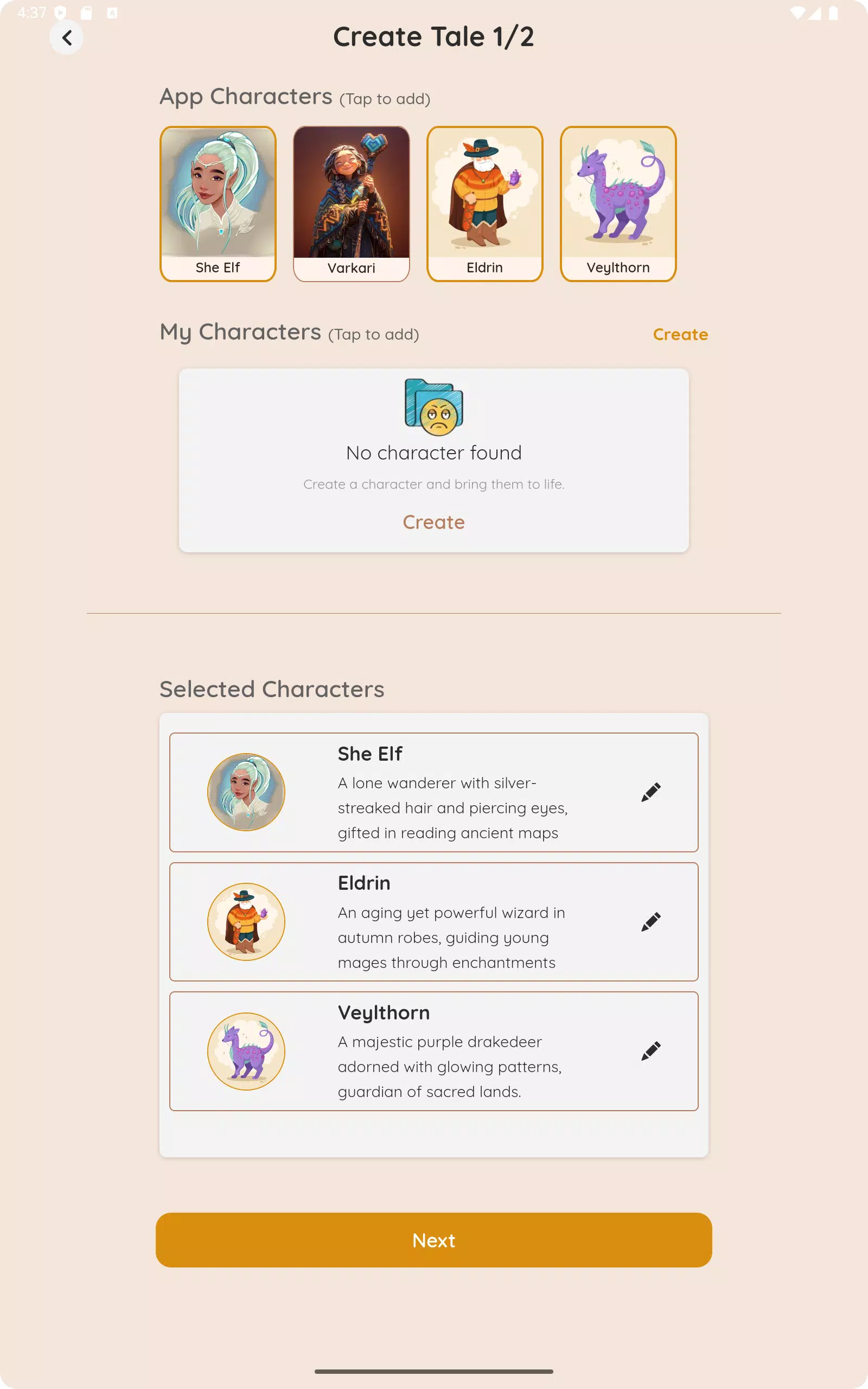 Tales Weaver AI Screenshot8