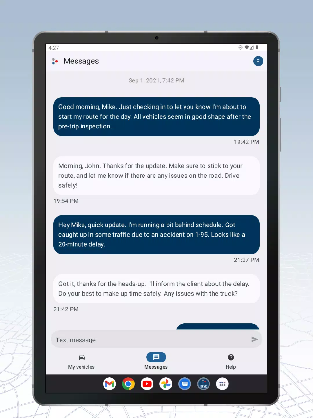 GPS Insight Driver Screenshot7