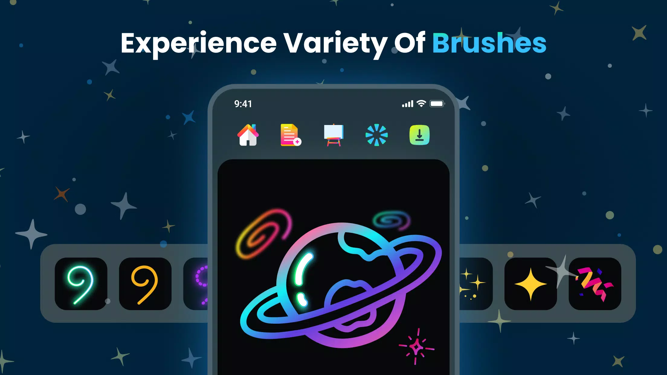 Magic Doodle: Glow Art Drawing Screenshot8