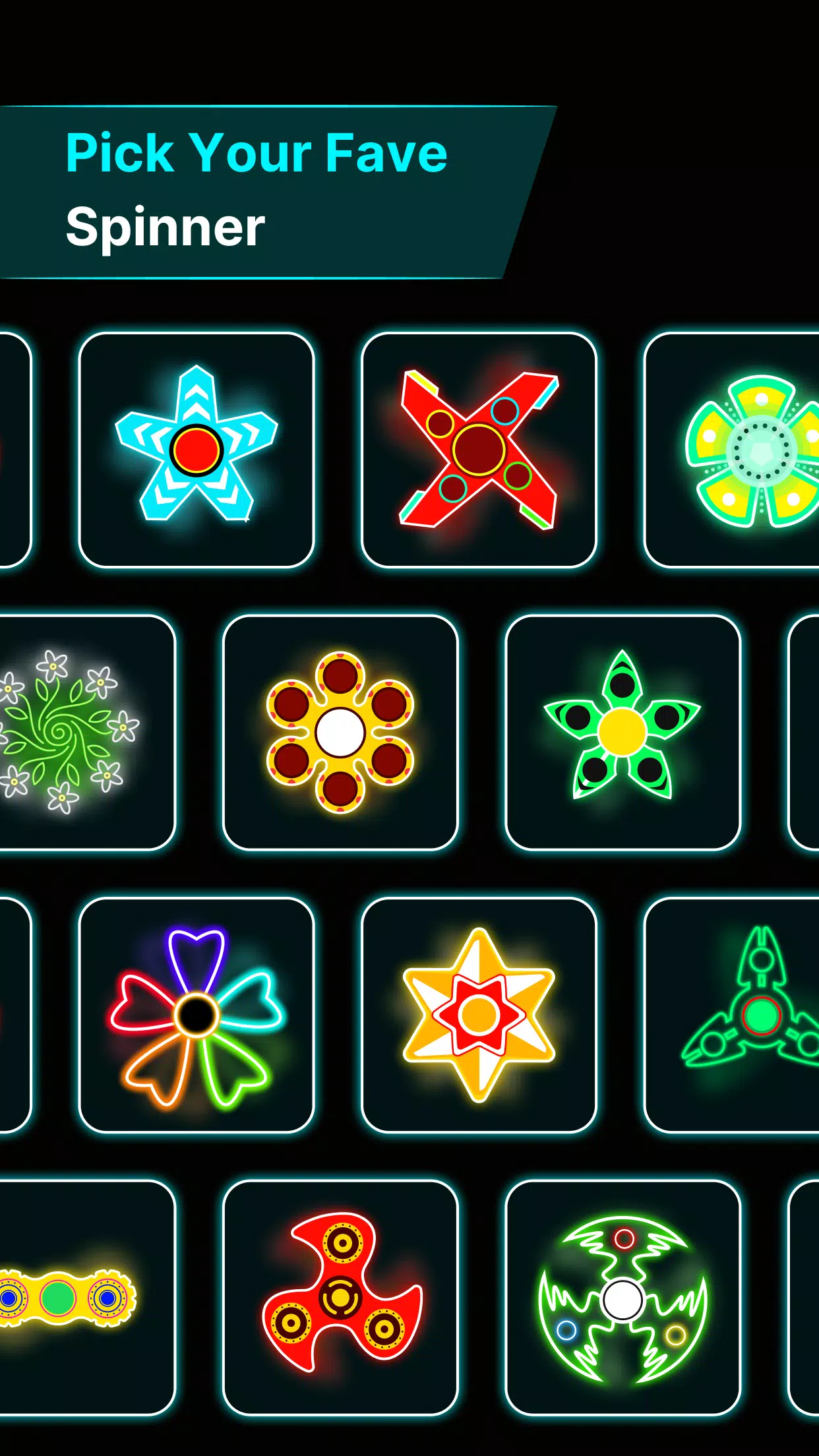 Finger Spinner: Glow Art Draw Screenshot3