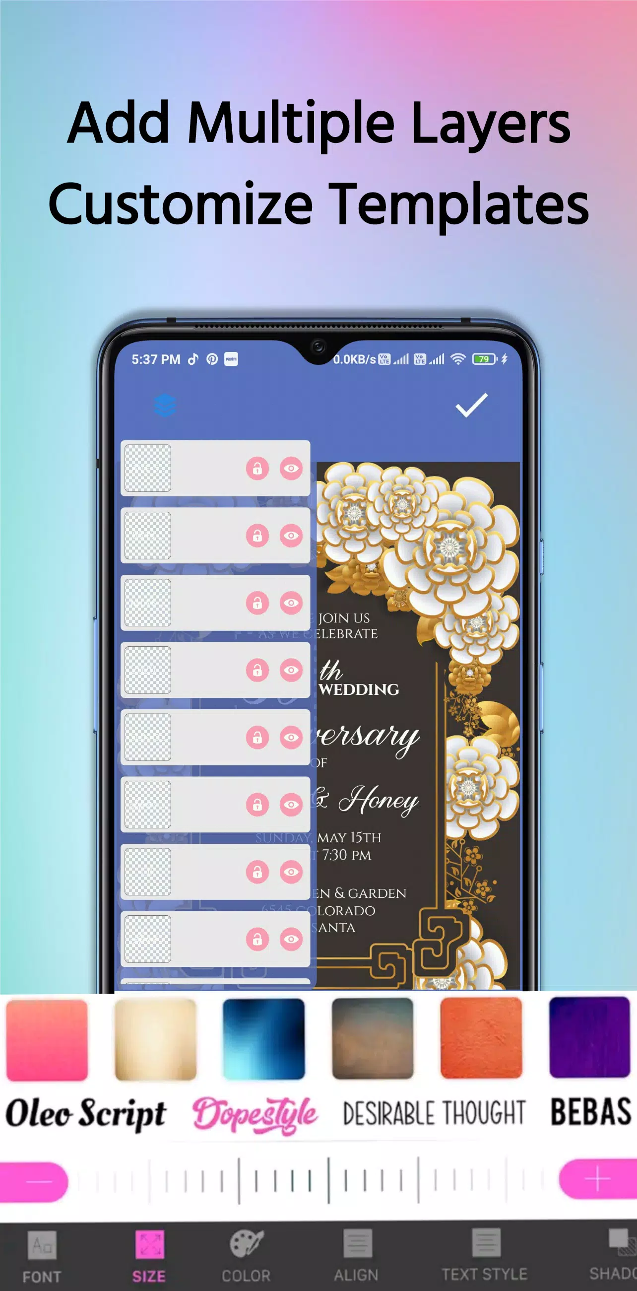 Invitation Card Maker Pro Screenshot7