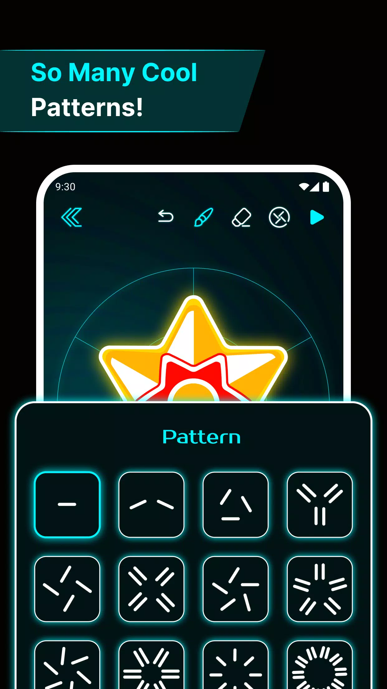 Finger Spinner: Glow Art Draw Screenshot6