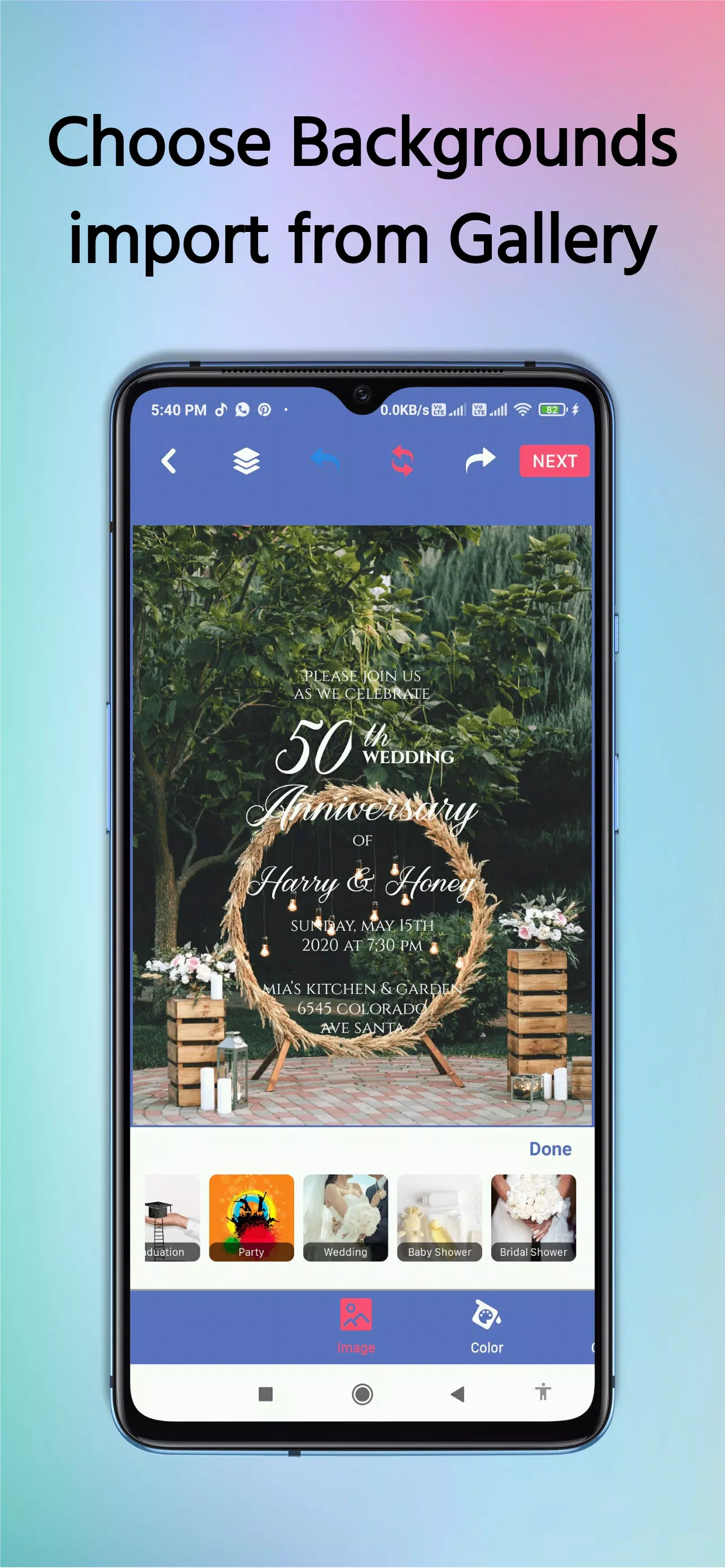 Invitation Card Maker Pro Screenshot2