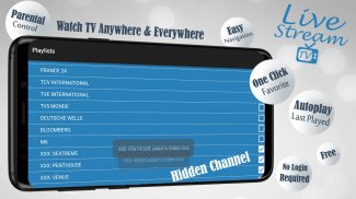 Livestream TV - M3U Stream Player IPTV Screenshot1