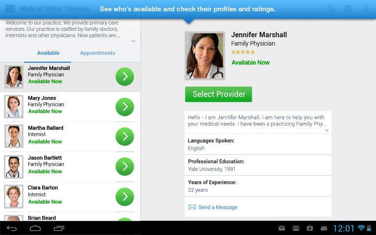 LiveHealth Online Screenshot6