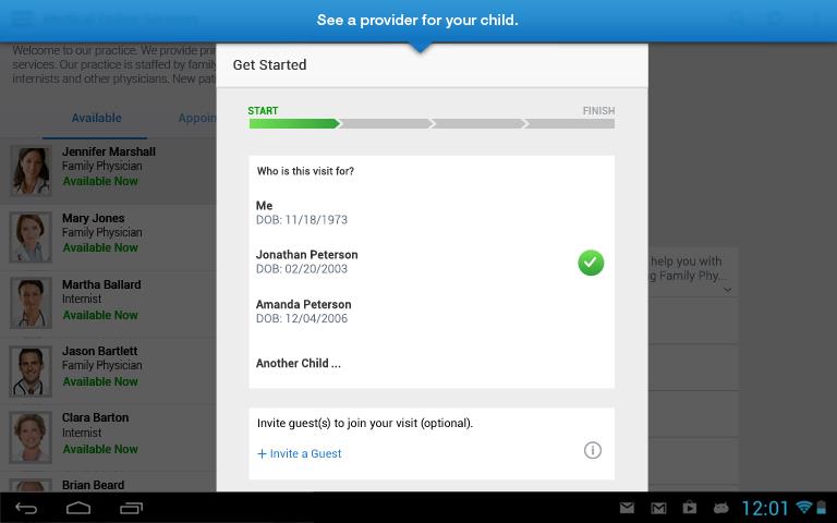 LiveHealth Online Screenshot5