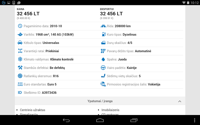 Autoplius.lt Screenshot10
