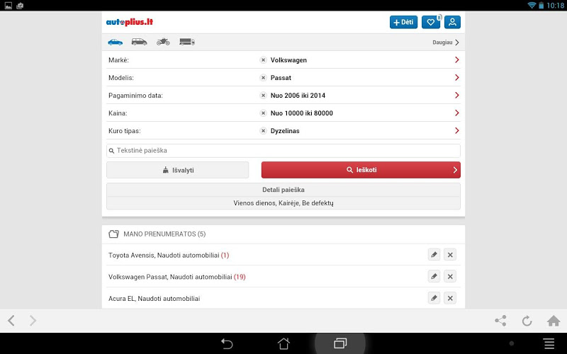 Autoplius.lt Screenshot11