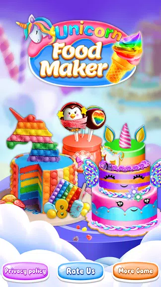 Unicorn Cake Maker-Bakery Game Screenshot1