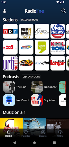 Radioline: Radio & Podcasts Screenshot1
